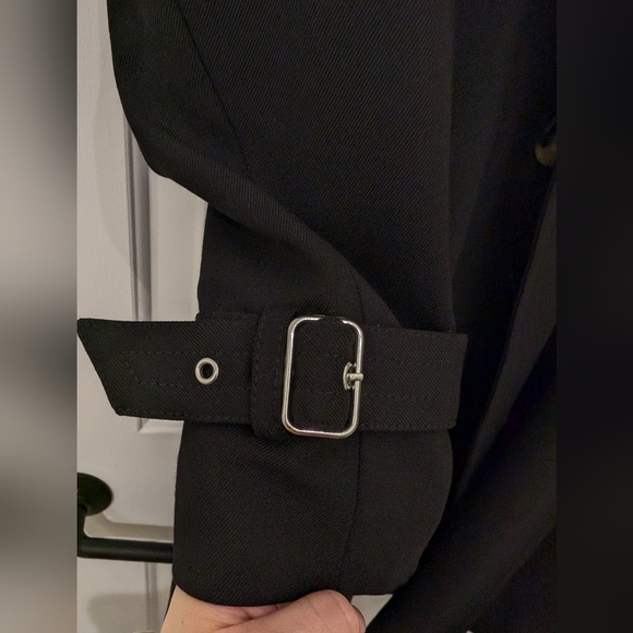 Club Monaco Borren Trench Coat in Black - Picture 6 of 7